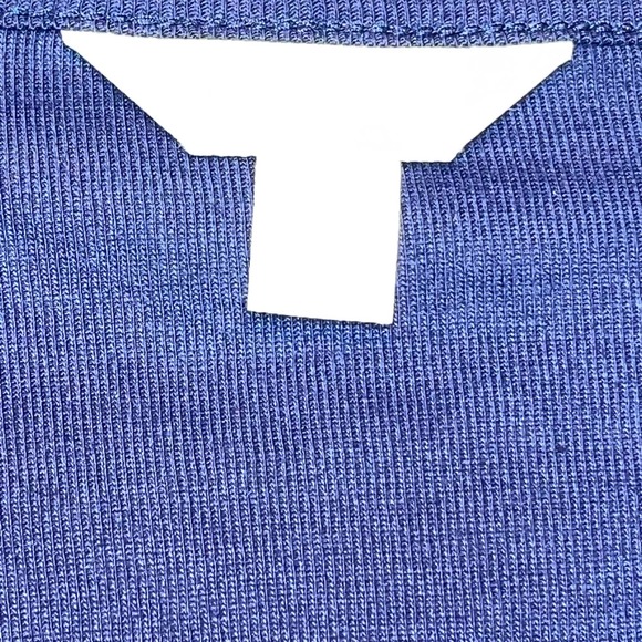 Charter Club V-Neck cotton blend pajama T-Shirt Navy, small - Picture 4 of 7